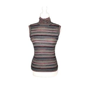 Missoni Made In Italy Wool Blend Sleeveless Tank
